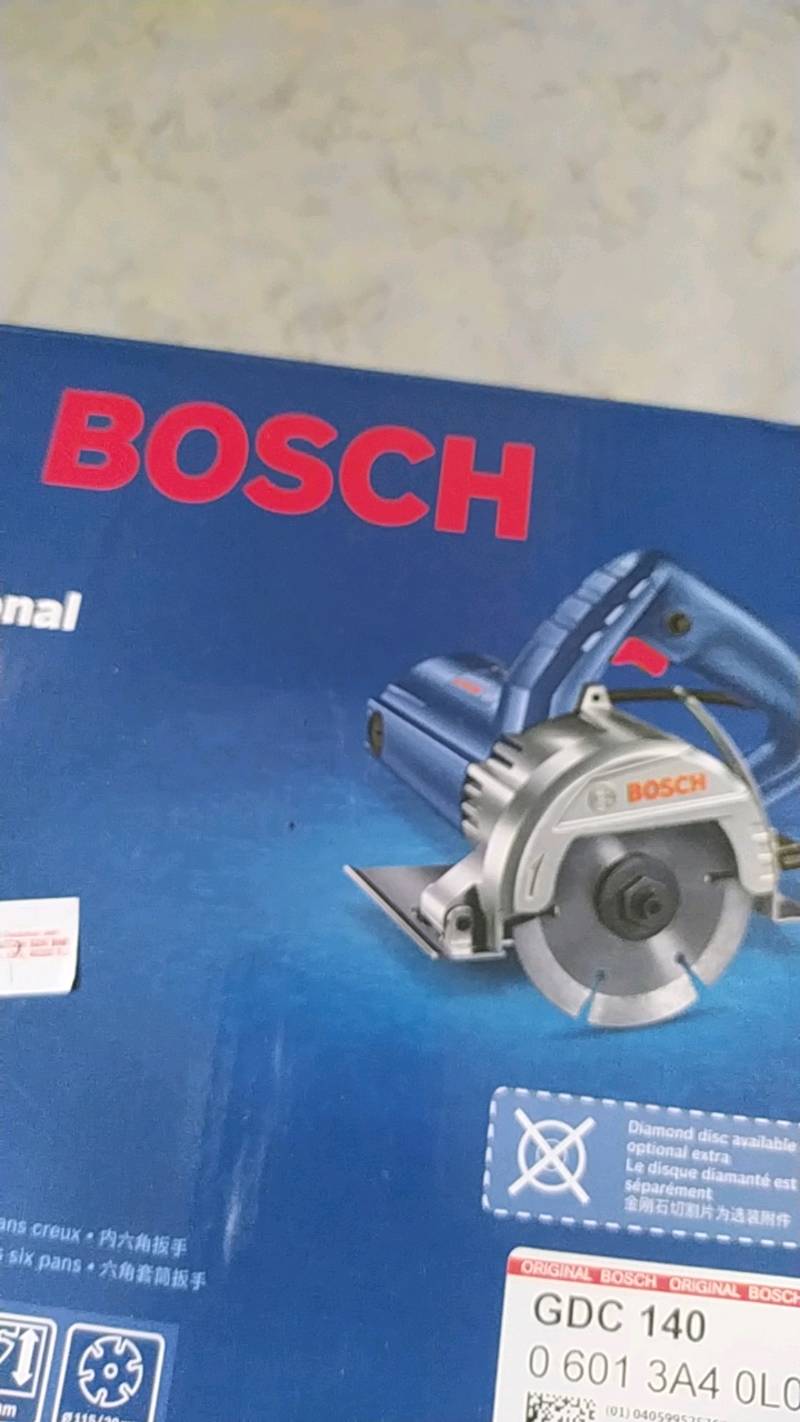 COMBO BOSCH GDC140 1400W MARBLE SAW ,1x Akoda 4