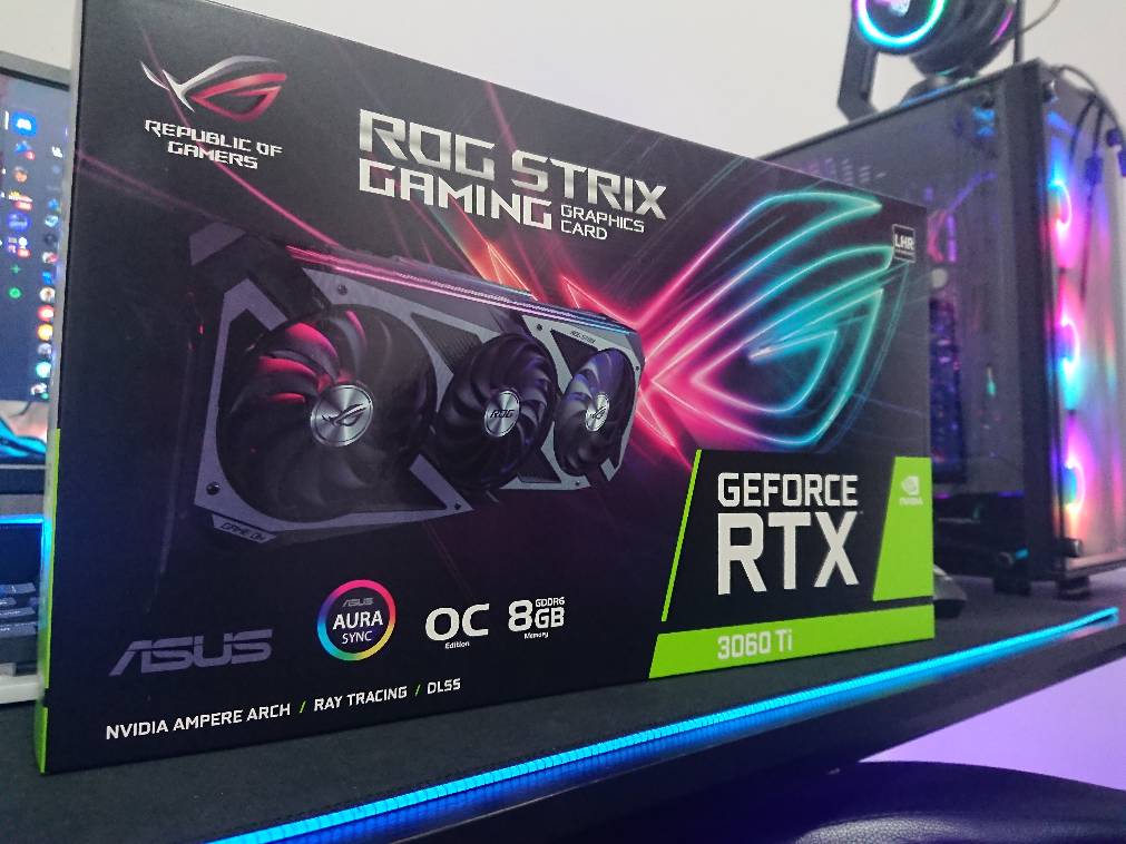 新古品 ROG-STRIX-RTX3060TI-O8G-V2-GAMING 安い純正品 techcastglobal.com