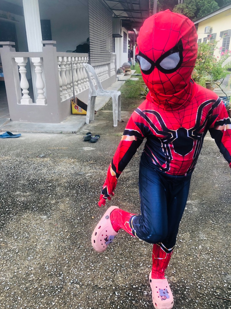 ❤️Spiderman❤️ Costume Spiderman Cosplay Far From Home Peter Parker Zentai  Suit Marvel Superhero Jumpsuit Halloween Kids | Shopee Malaysia