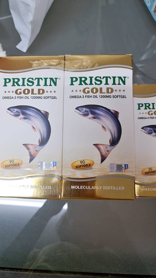 Pristin Gold Omega-3 Fish Oil 1200mg Softgel 30's / 90's / 90's x 