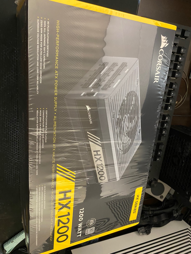 Corsair HX Series, HX1200, 1200 Watt, Fully Modular Power Supply