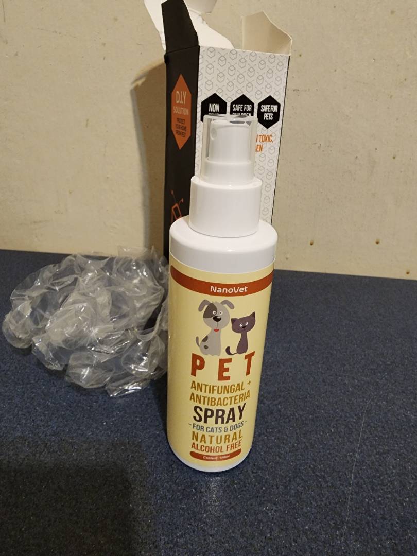 Synergy Labs Pet Dog Cat Antiseptic Antifungal Antibacterial Spray 03/