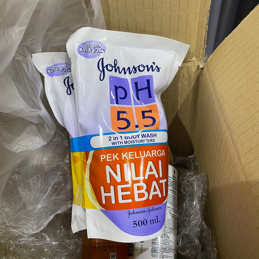 Johnson's Ph5.5 2In1 Body Wash With Moisturizers Refill (500Ml) Twin Pack |  Shopee Malaysia