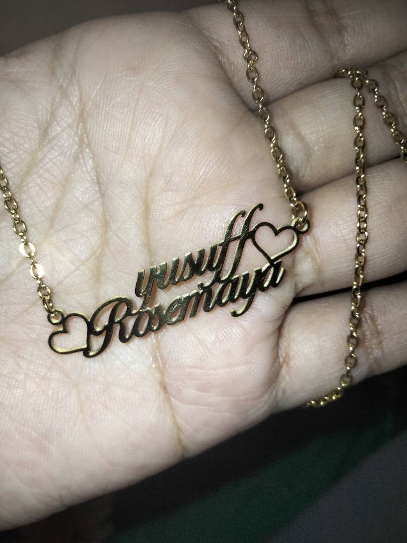 パーソナライズされたリサネームネックレス、カスタムメイドの在庫、スターリングシルバー Hilis Jewelry in Custom Sterling  Name stock, Lisa made Necklace, Personalized Silver その他 | windowmaker.com