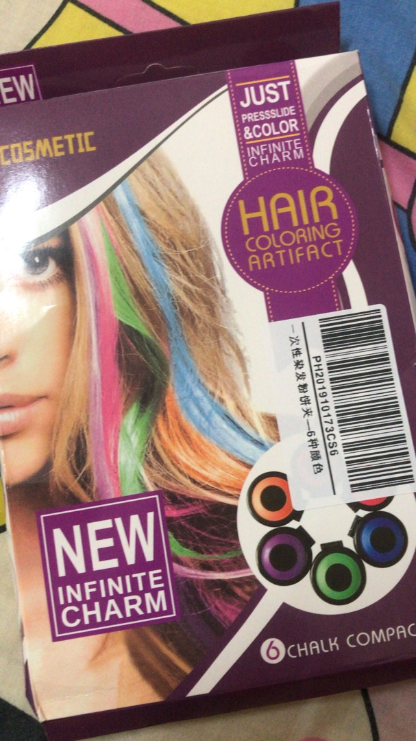 6Colors/Set Hair Coloring Artifact Temporary Hair Dye Washable One-time Hair  Dye Color Paint Disposable Hair Rainbow Hair Chalk | Shopee Malaysia