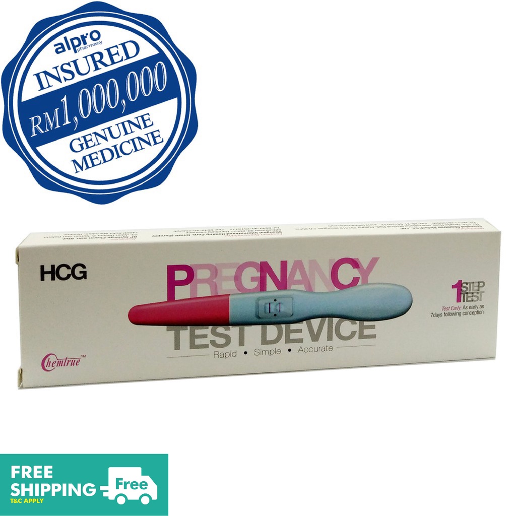 Chemtrue HCG Pregnancy Test Mid Stream (1's) Shopee Malaysia