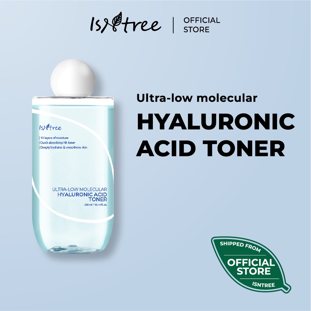 Isntree Ultra-Low Molecular Hyaluronic Acid Toner 300ml | Shopee Malaysia
