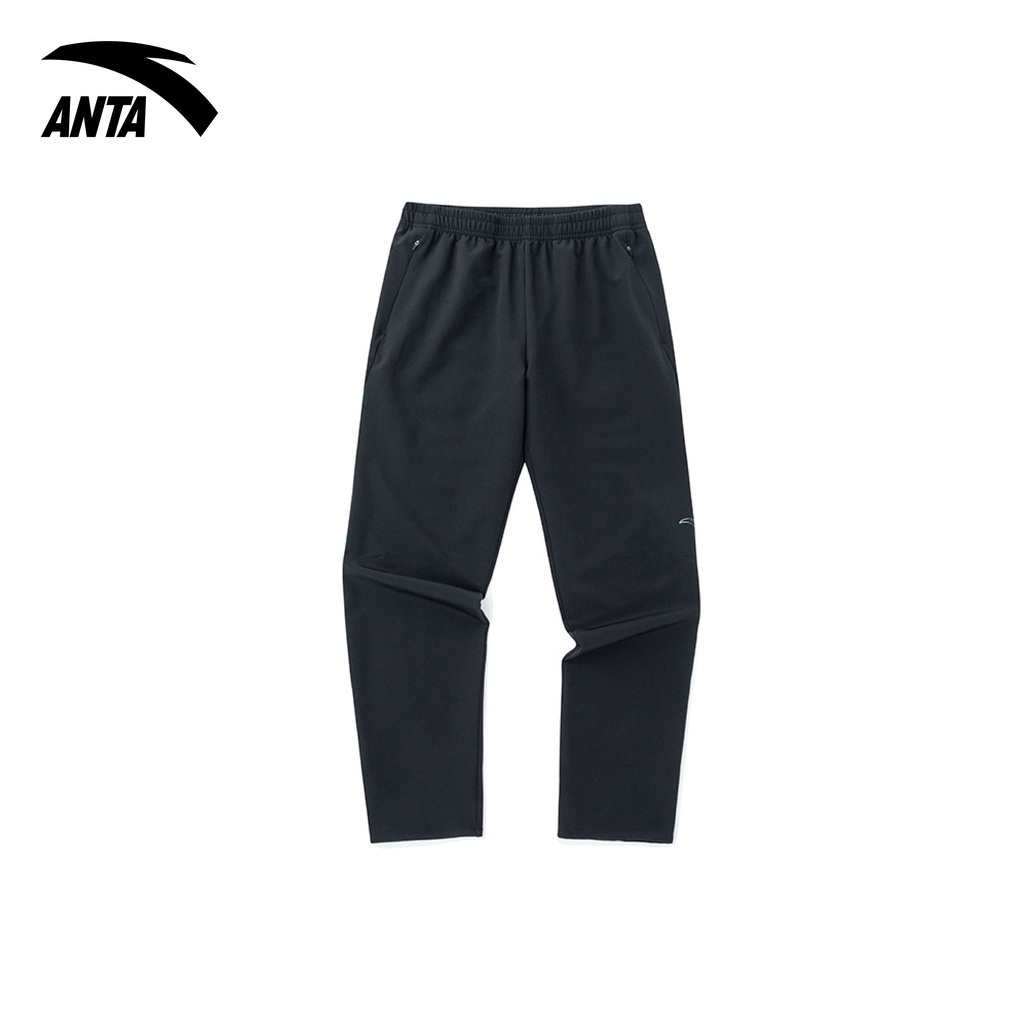 ANTA Women Running Woven Track Pants -Basic Black | Shopee Malaysia