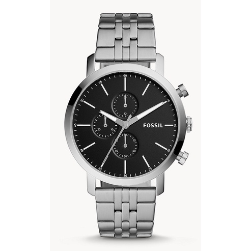 FOSSIL Luther Chronograph Stainless Steel Watch BQ2328IE [NEW AUTHENTIC ...