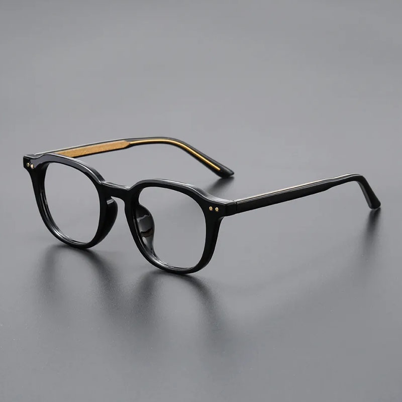 Fashion Acetate Optical Eyeglasses Frame Men Vintage Spectacle Frame Women Optical Plate Glasses frame Retro Big Frame Eyewear