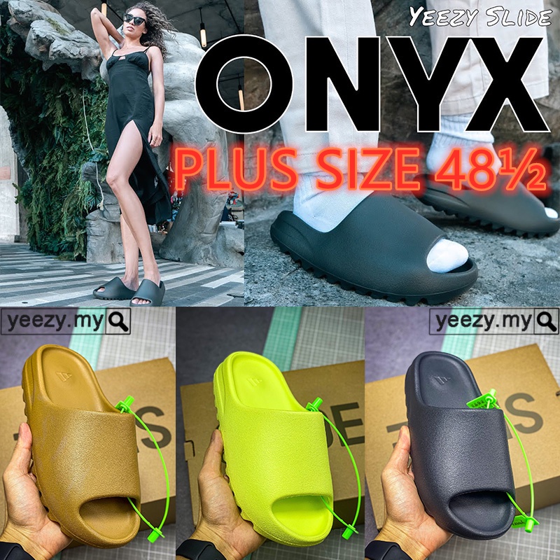 UA Kanye West x AD Yeezy Slide Bone Resin coconut outdoor style beach  sports wear slippers FZ5897 FX0495 GW1934 | Shopee Malaysia