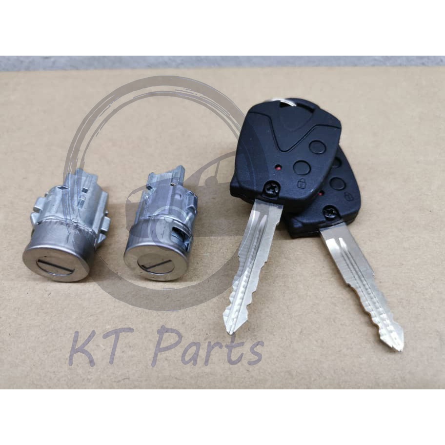 PROTON WAJA DOOR IGNITION KEY LOCK SET / PINTU CYLINDER SWITCH WITH 2