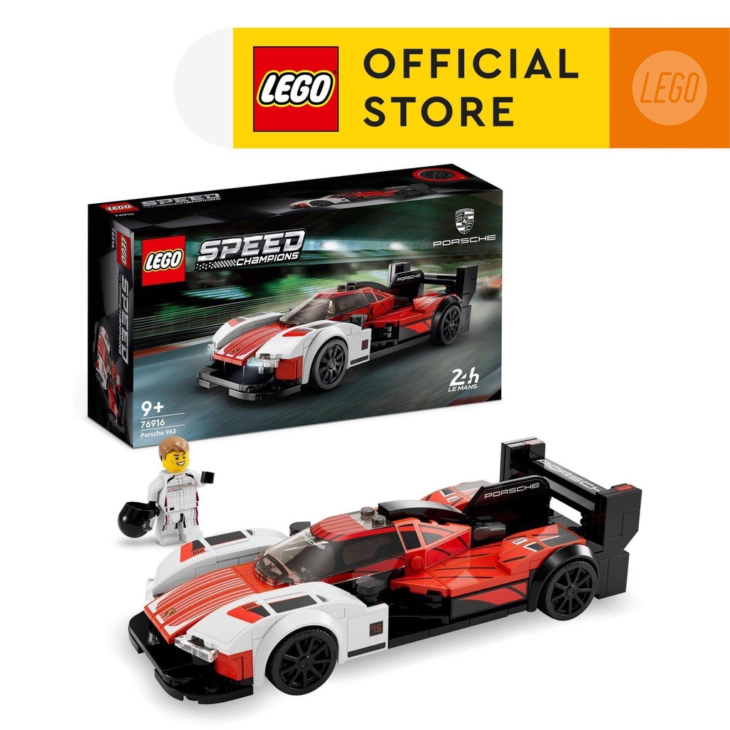 LEGO® Speed Champions 76916 Porsche 963 Building Toy Set (280 Pieces)