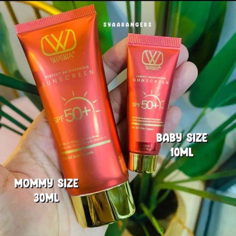 ((Hot SALE) Sunscreen Wawa Zainal Face dan Body