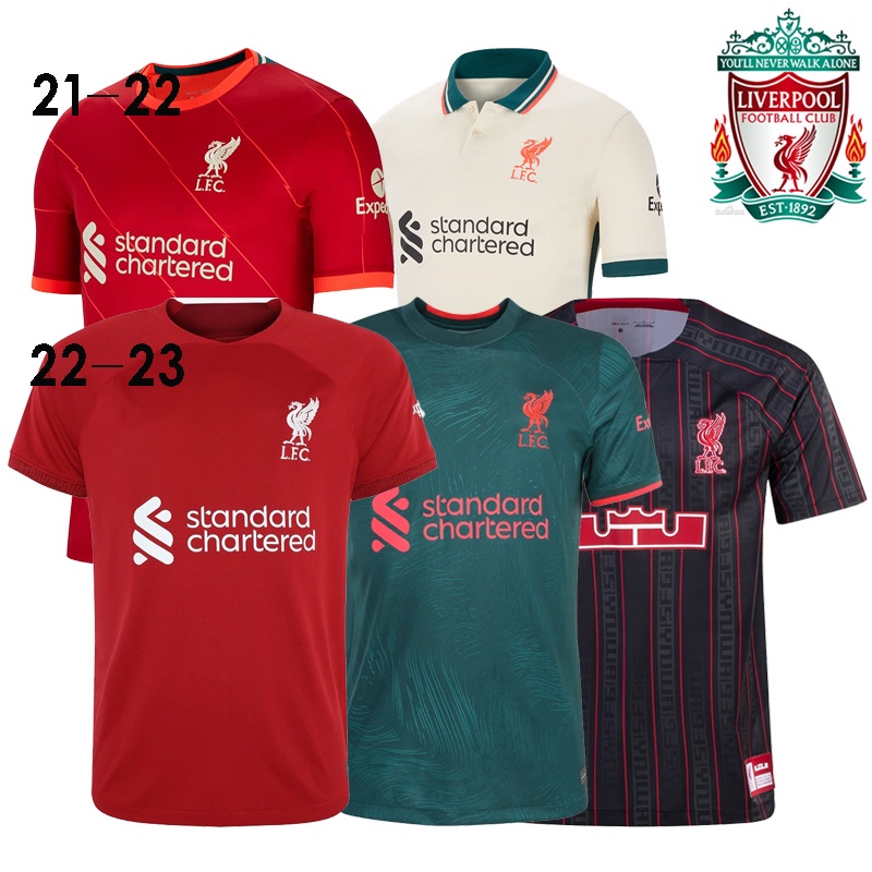 2022/2023 Liverpool Black soccer jersey Home Away jersey Training
