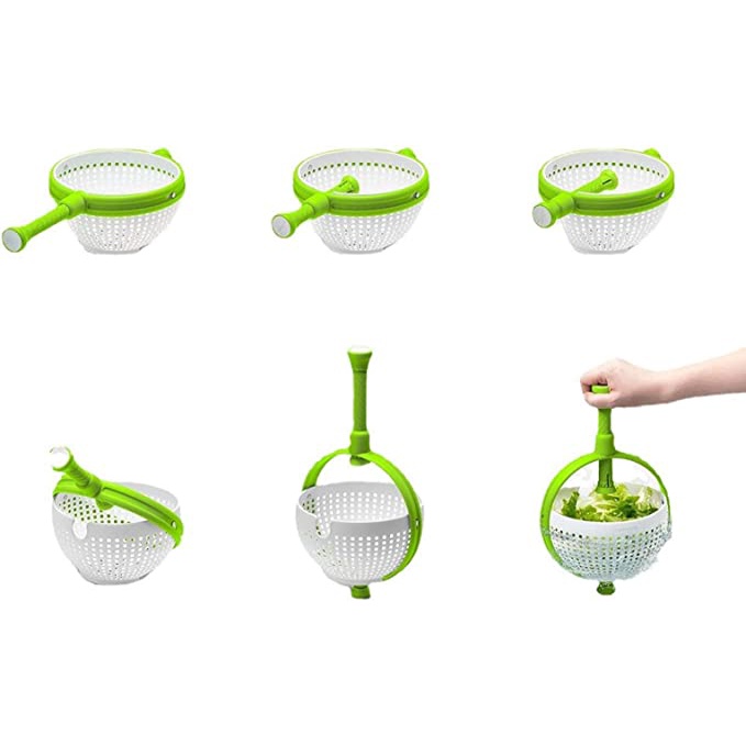 Colander Salad Spinner Fruit Salad Rotator Kitchen Vegetable Washing Filter Basket Vegetable