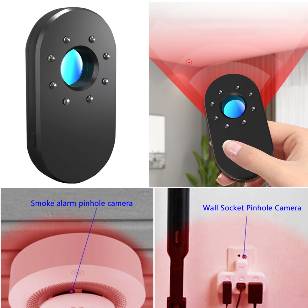 Portable hotel anti candid infrared camera detector anti-theft home alarm anti monitoring artifact security protection new