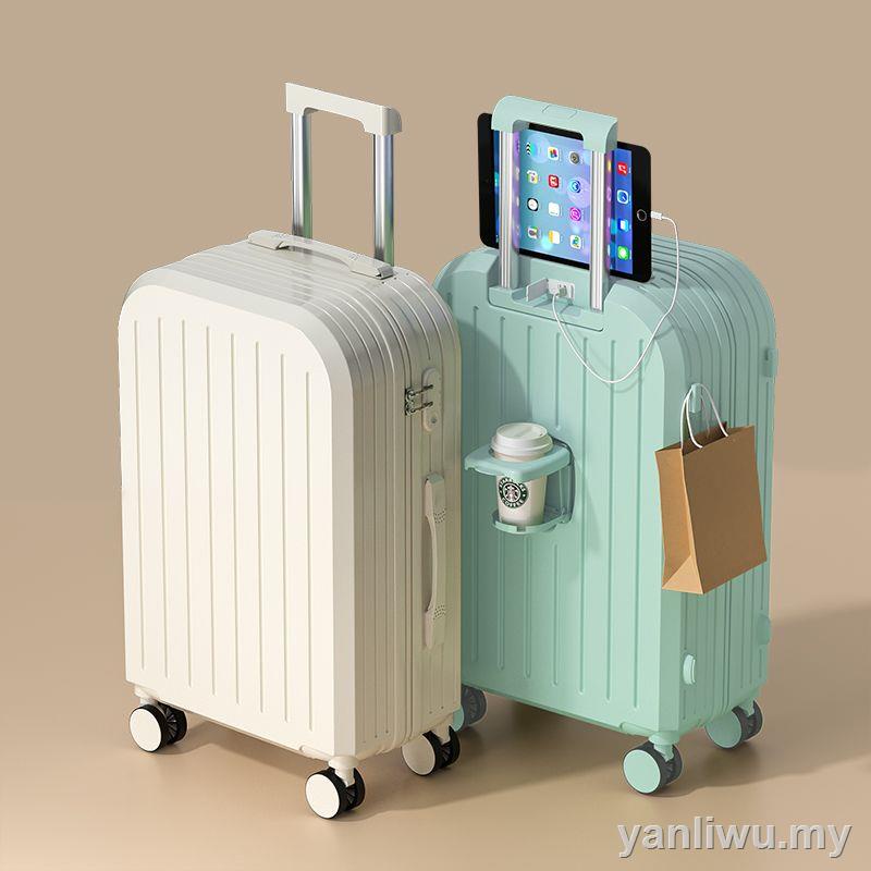 20“-26” inch INS luggage, new travel bag, trolley bag, code box, with water cup holder, rechargeable