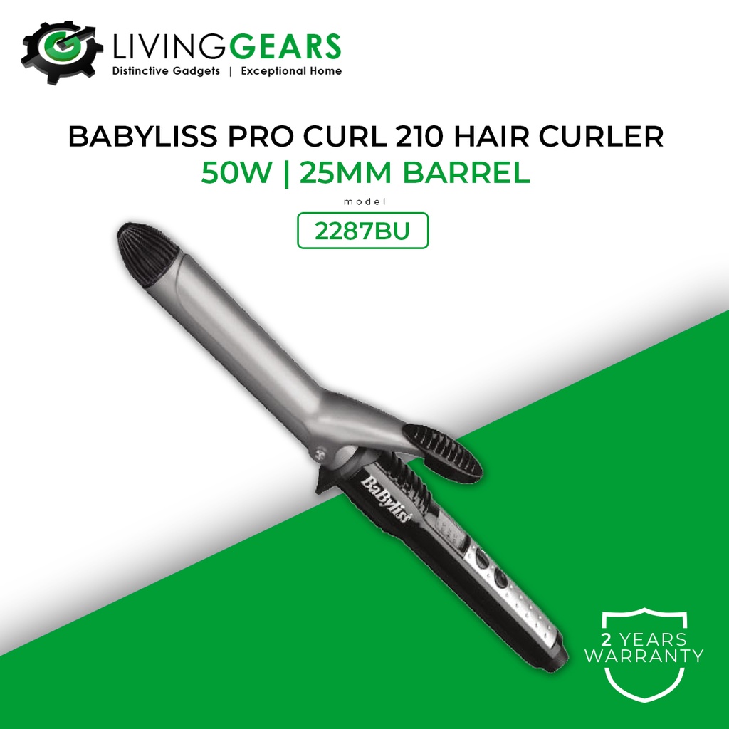 BABYLISS Pro Curl 210 Hair Curler (25mm) 2287BU Shopee Malaysia