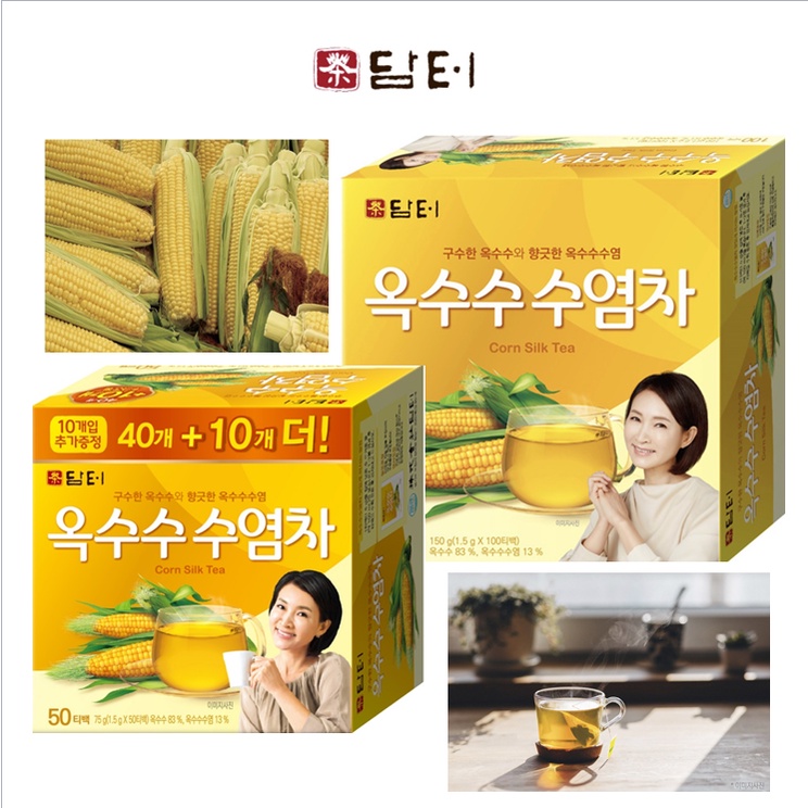 [Damtuh] Corn Silk Tea 50T/ 100T / Korean corn tea Shopee Malaysia