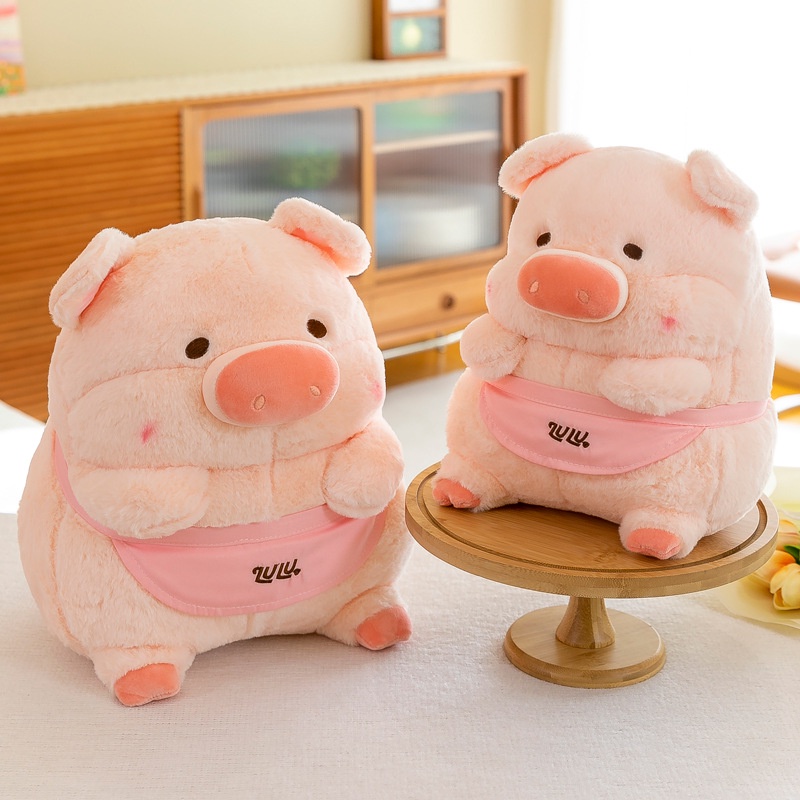 Lovely lulu pig soft plush toy girl holiday gift big doll cheap ...