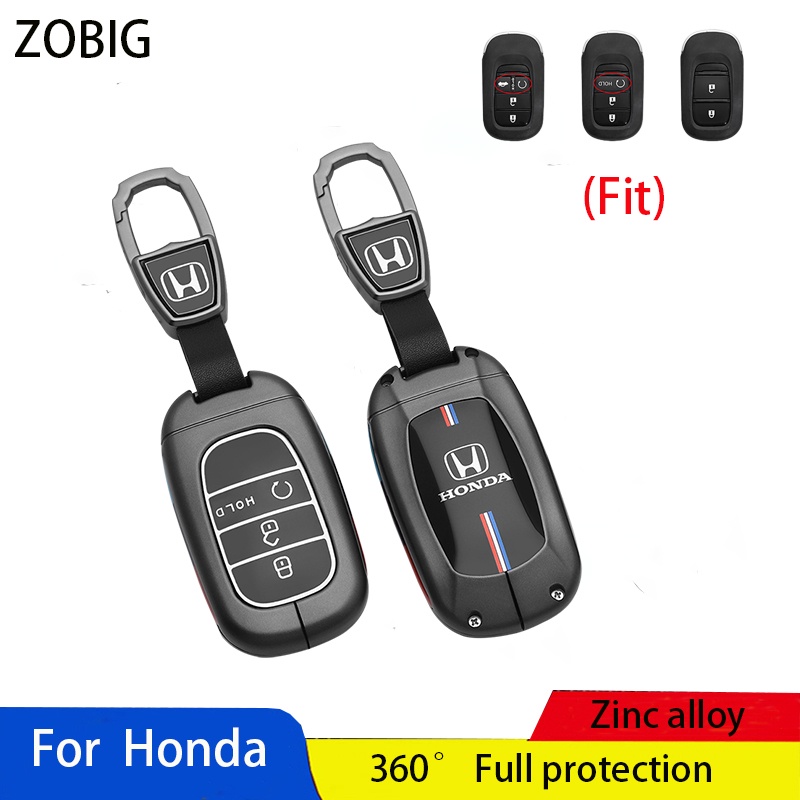 ZOBIG for Honda Key Fob Cover Key Case Key Shell for Honda Civic Vezel