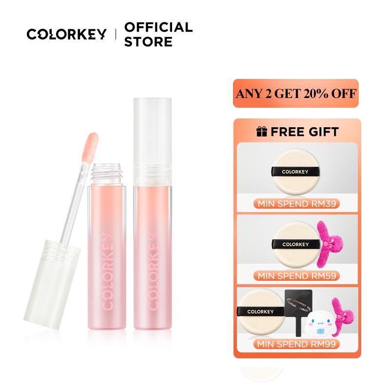 Colorkey Moisturizing Cream Lip Oil Glass Lip Concealing Lip Lines ...