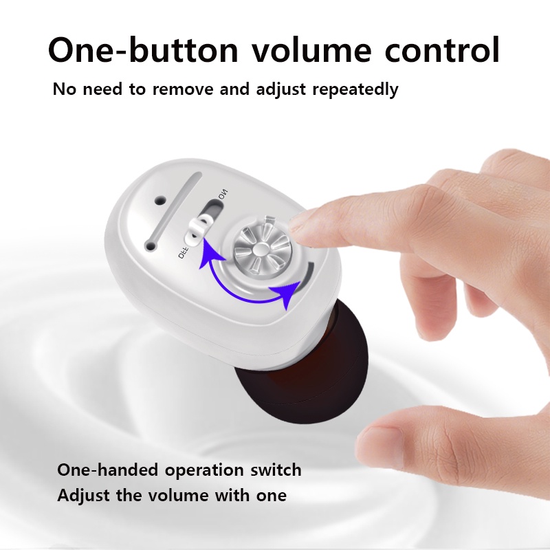 BRITZGO Hearing Aids Mini Rechargeable Digital Amplifier Alat pendengaran telinga Magnetic Charging VHP-1607 助聽器