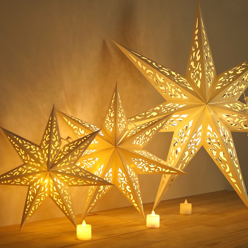 Raya Decoration Hollow Out Star Hanging Pendant With Light Islamic Muslim Ramadan Decor For Home Lampu Hari Raya Decoration 2023 Eid Mubarak Decoration