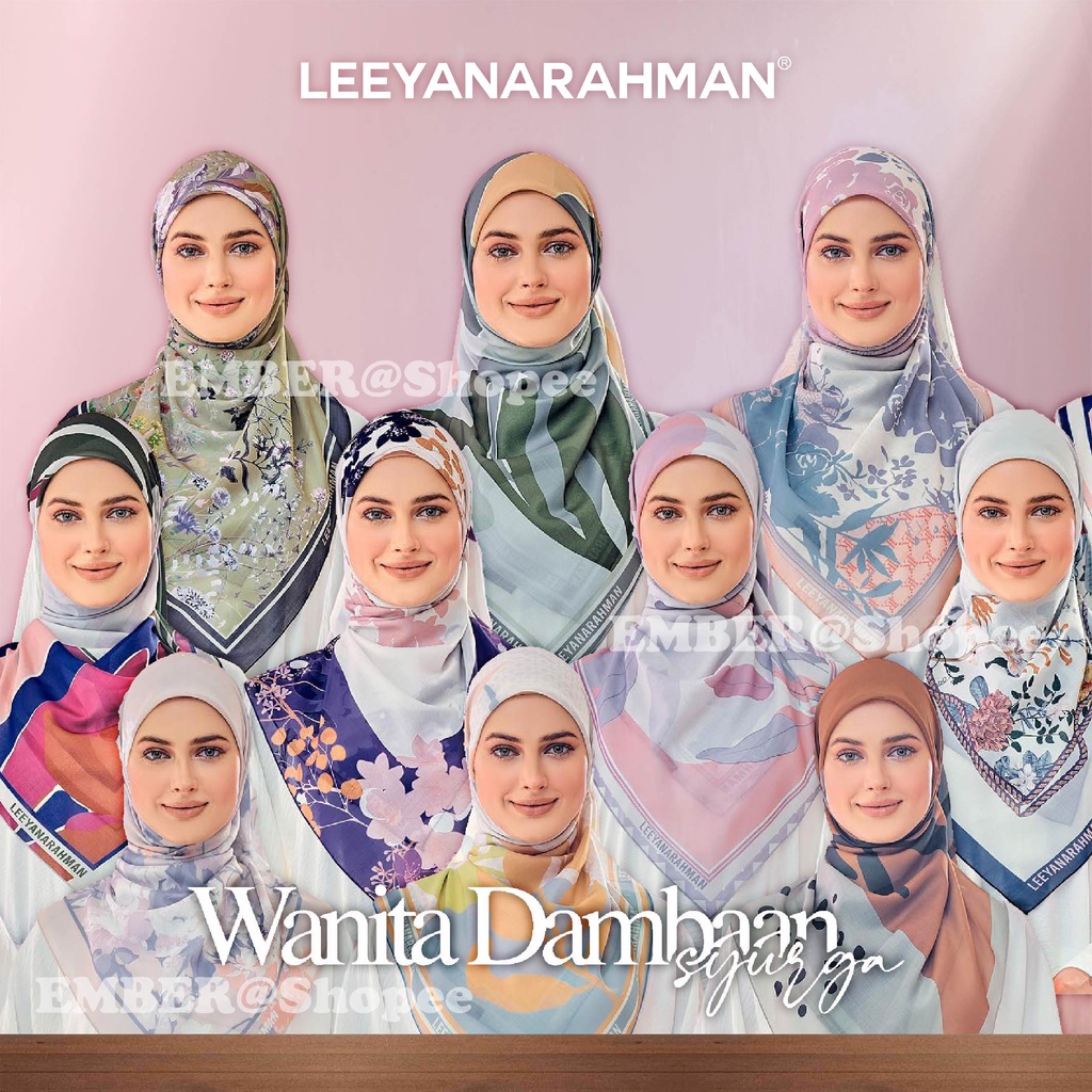 LEEYANARAHMAN Scarves Wanita Dambaan Syurga Premium Cotton Voile Woman ...