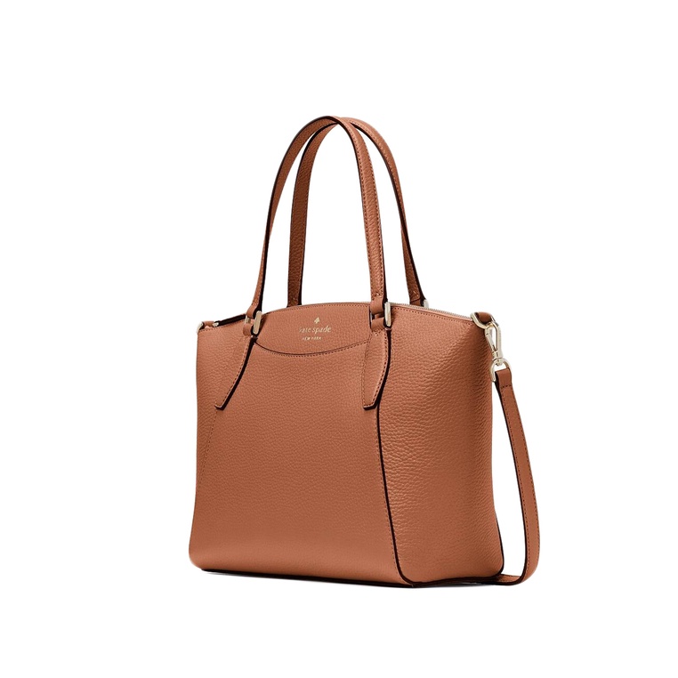 Kate Spade Monica Satchel - Brown | Shopee Malaysia