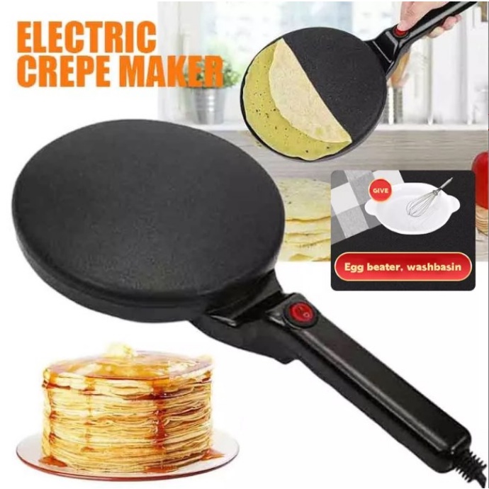 Electric Popia Crepe Roti Jala Maker Mini Non Stick Crepe Pancake Maker Non Stick Pan Mesin buat Lempeng