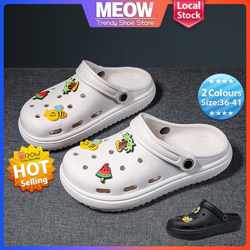 Ready Stock Crocs Women Sandal Perempuan Casual Selipar Wanita Outdoor  Women Hole Shoes | Shopee Malaysia