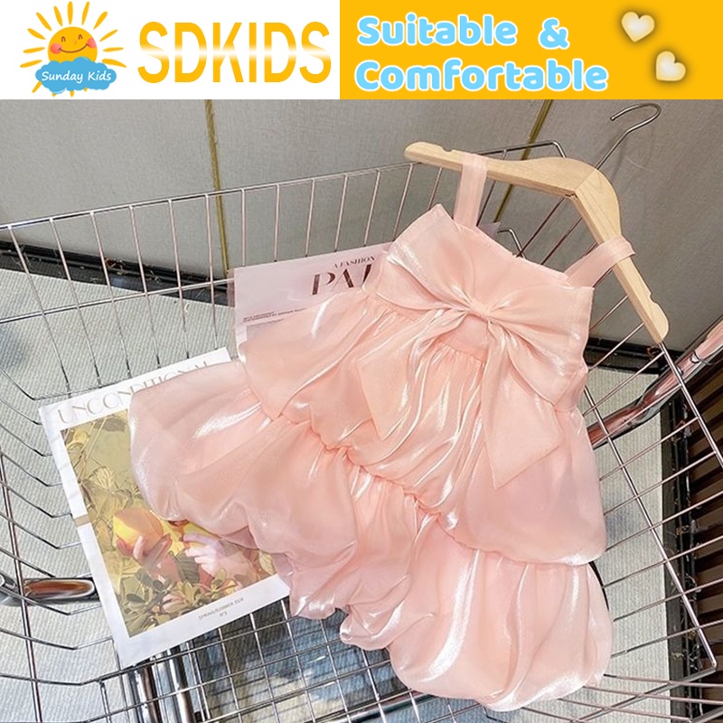 Baby Girl Dress Bowknot Toddler Wedding Tutu Dress Gown for Kids Christening Baptismal Dress for Kids Girl