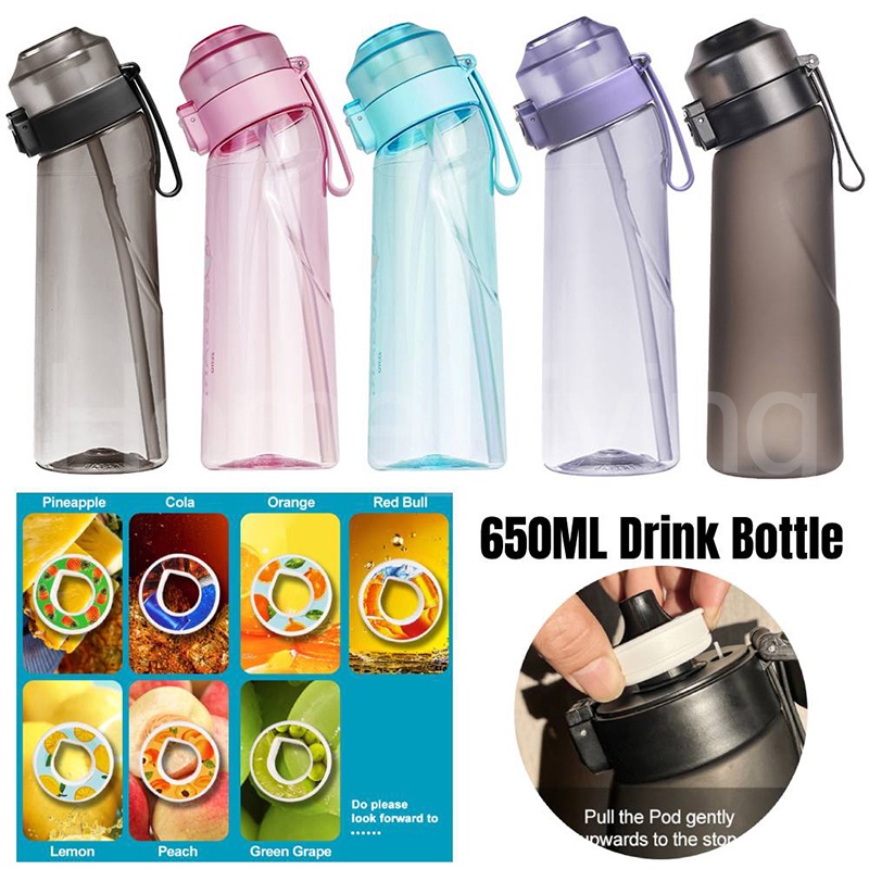 650ml New Air Flavored Sports Water Bottle With Straw Air Up Water ...