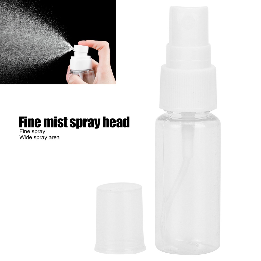 Mini Empty Travel Spray Bottle Transparent Refillable Fine Mist ...