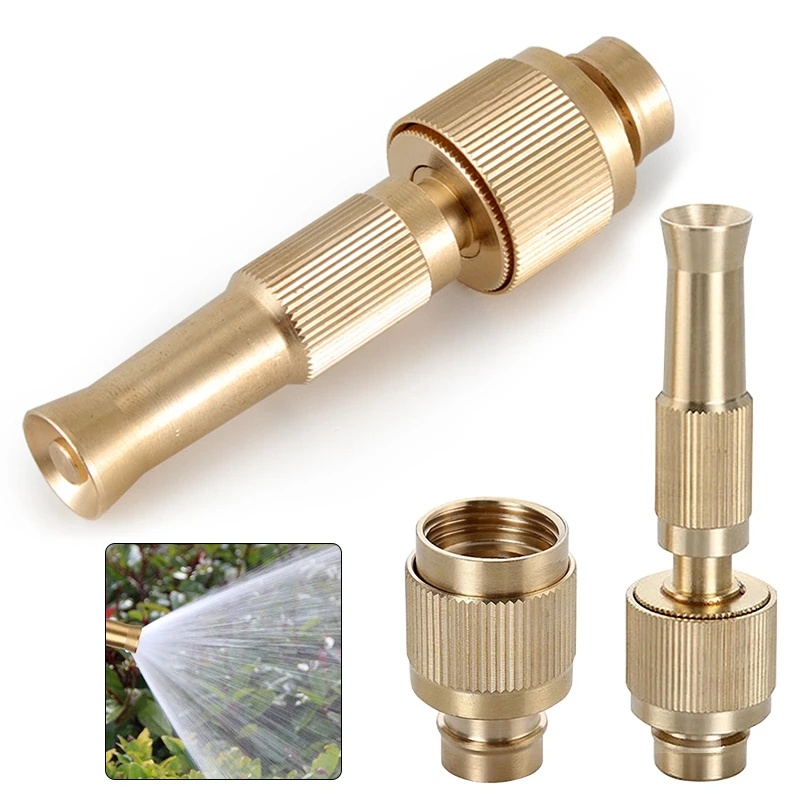 【Ready stock】Nozzle water gun high pressure direct sprinkler quick connector garden hose adjustable pressure washer