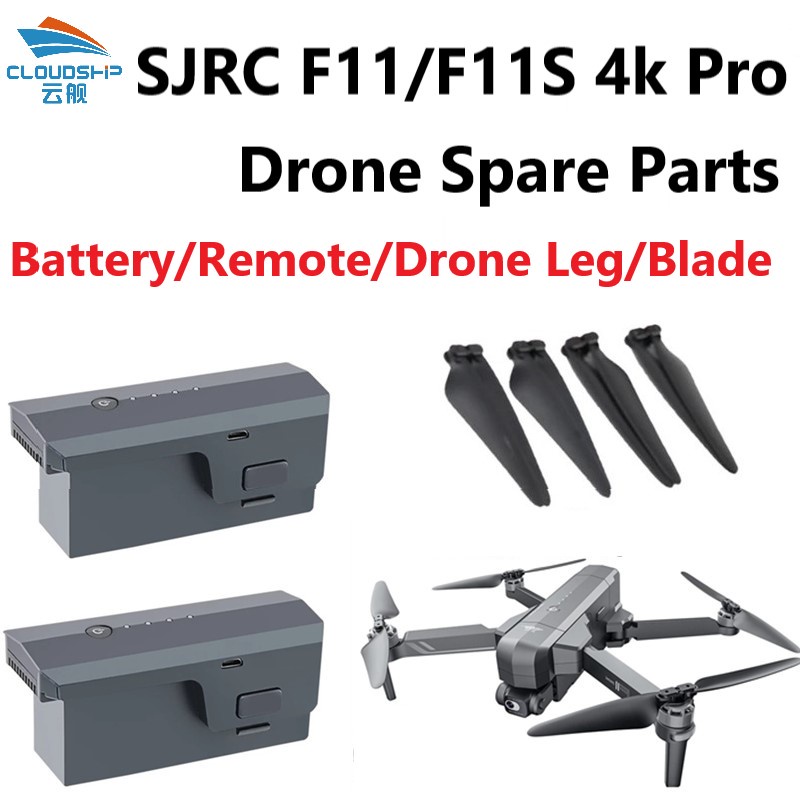 SJRC F11S 4K Pro Drone Battery Backup Spare Propellers Dron Leg Parts F11S 3KM Remote Original Accessories Spares Drone Arm F11 4K pro