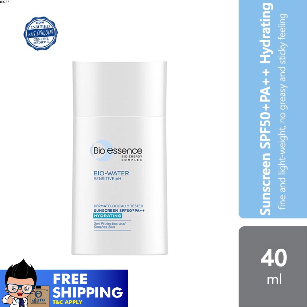 Bio-essence Bio-water Hydrating Sunscreen Spf50+ 40ml | Shopee Malaysia