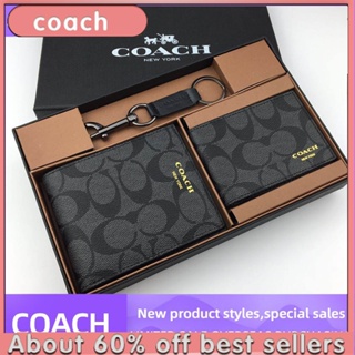100% Original】Coach Wallet F74929 Men's Fashion Bifold Wallet/Short Wallet/Coin  Purse/Card Holder | Shopee Malaysia