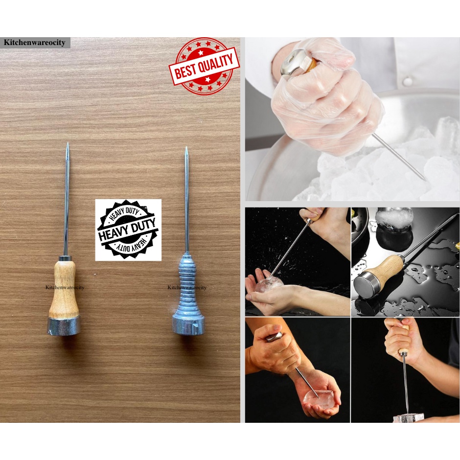 Ice Breaker / Ice Pick / Pencucuk Ais Batu / Pecah Ais Batu / Sturdy Ice Pick Pemetik Ais 冰插