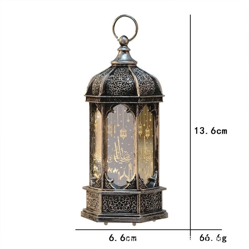 Have Premium Vintage Ramadan LED Lantern Candle Light/ Festival Party Eid Mubarak Decor Flameless Lamp/ Home Room Gif... - Image 5