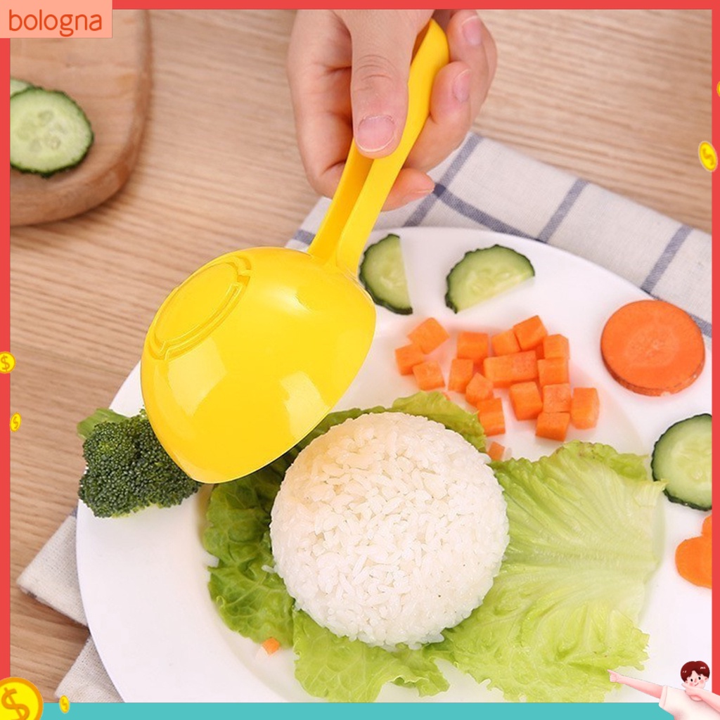 (Bologna) PP Rice Scoop Mold Rice Ball Scoop Mold Cooking Spoon Cooker Useful for Home