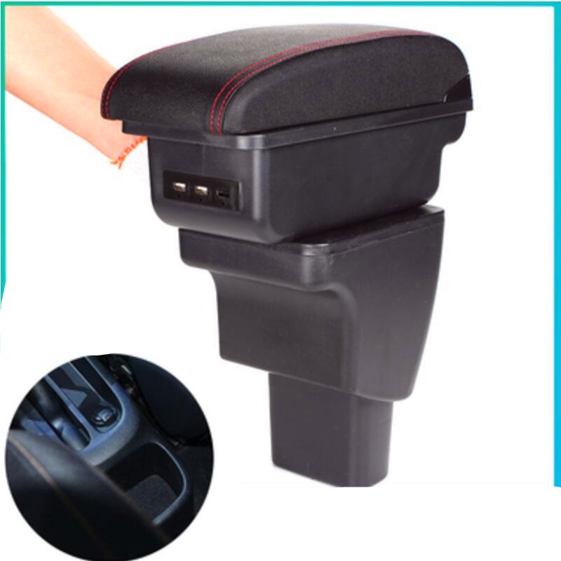 For Hyundai i10 armrest box central Store content box storage interior car-styling decoration accessories parts 2015-201