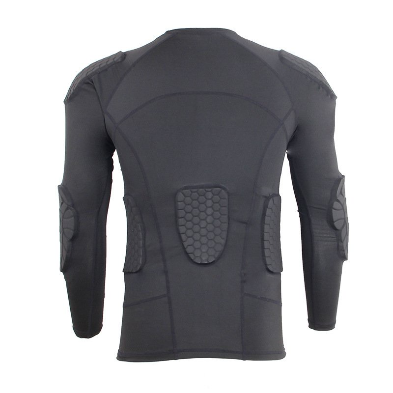 Get gifts/ Anti-Collision Rugby Armor Pants Shoulder and Waist Protection Sports Protective Gear Goalkeeper Soccer Suit