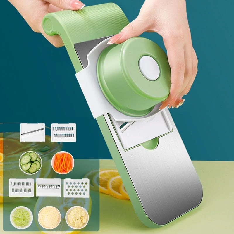 Mandoline Slicer Multifunction Vegetable Fruits Chopper Food Cutter Graters Adjustable With Hand Guard