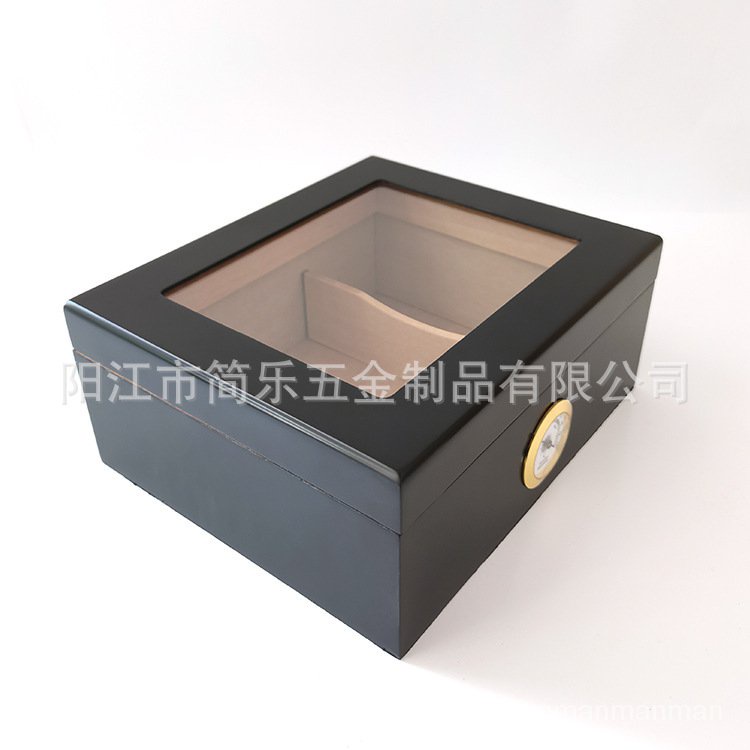 Get gifts/Solid Wood Alcoholized Cigar Cabinet Humidor High-Grade Peach Core Wood Spot Cuban Cigar Cigarette Box Cigar