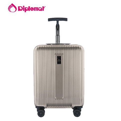 QM DiplomatDiplomatBusiness Fashion Single-Pole Trolley Case Boarding Suitcase Employee Benefits Password Suitcase X4FM