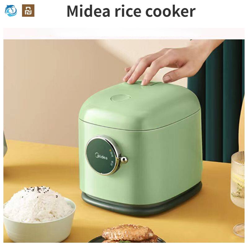 Xiaomi Youpin Midea/Midea FB12Q1-418C Rice Cooker 1.2L  Mini Smart Cute Fun Retro Green Gift &Midea/美的 FB12Q1-418C 电饭煲1.2L迷你智能萌趣电饭锅复古绿 礼物