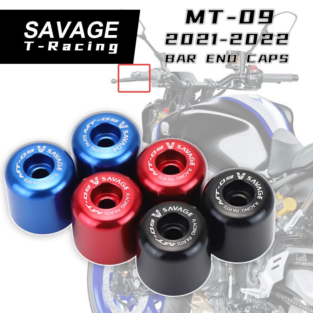 For YAMAHA MT09 MT 09 2021 2022 Handle Bar End Caps Motorcycle Accessories Handlebar Grips Plugs Anti Vibration Silder M